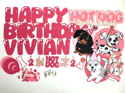 hot dog birthday party decorations